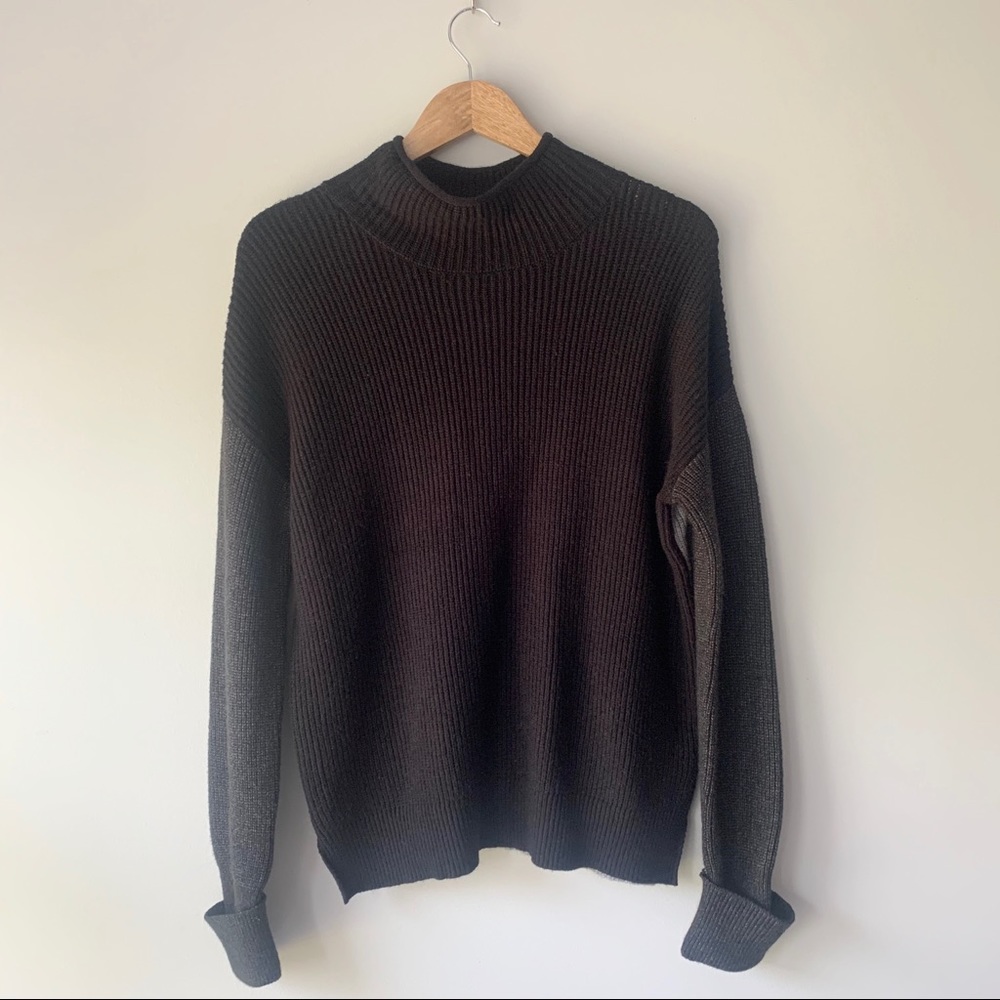 Cable & gauge sweater